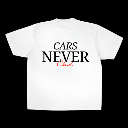 STEEZL x Cars NEVER Cheat Heavy Tee