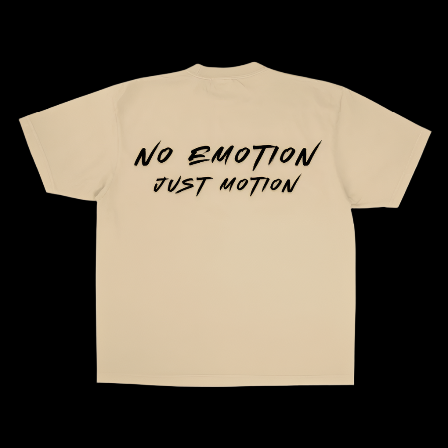 Steezy x NO EMOTION JUST MOTION Heavy Tee